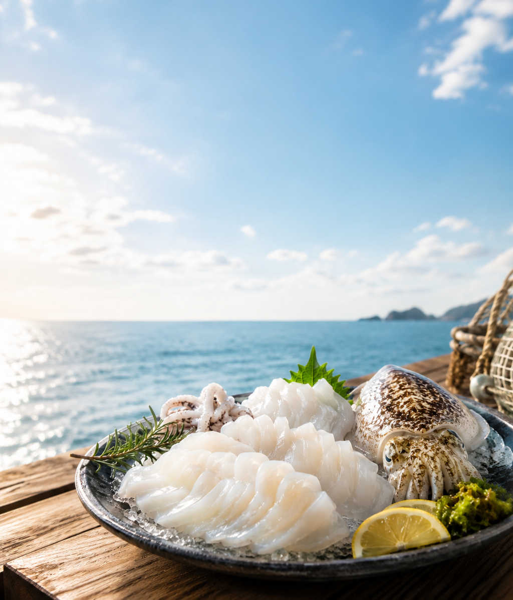 로즈마리호 제주 자연산 갑오징어 메인 배너